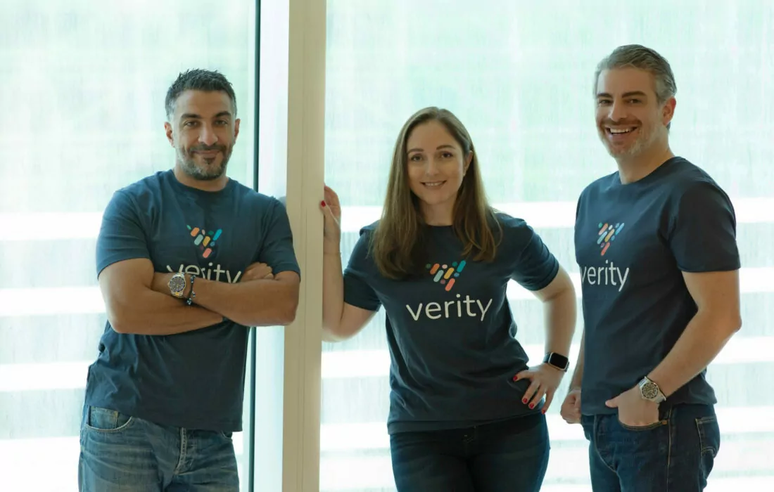 شركة Verity تجمع ٨٠٠ ألف دولار أمريكي في التمويل ما قبل التأسيس