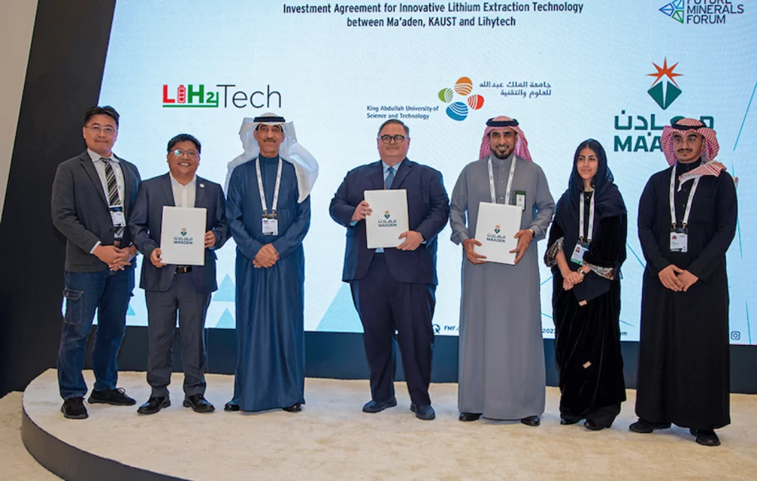 ليهيتك السعودية المتخصصة في تكنولوجيا الليثيوم تحصد تمويلًا بقيمة ٦ ملايين دولار