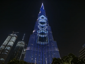 Sony Lights Up Burj Khalifa To Mark PS5 Launch