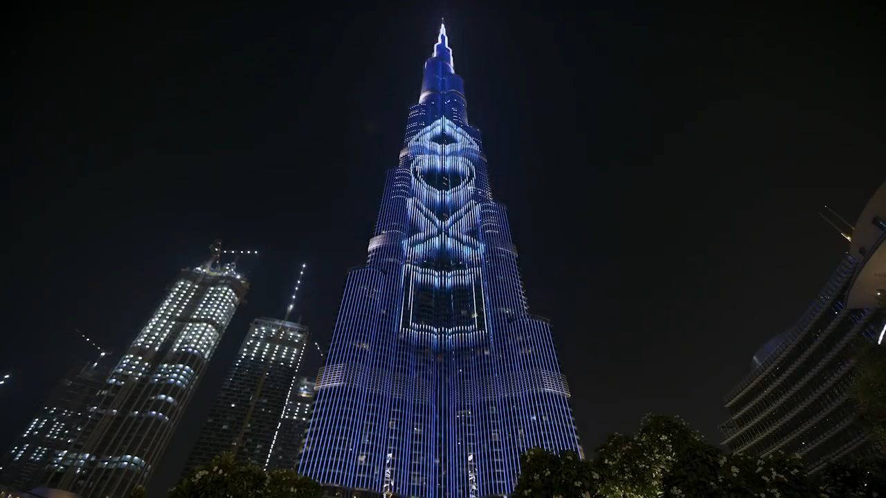 Sony Lights Up Burj Khalifa To Mark PS5 Launch