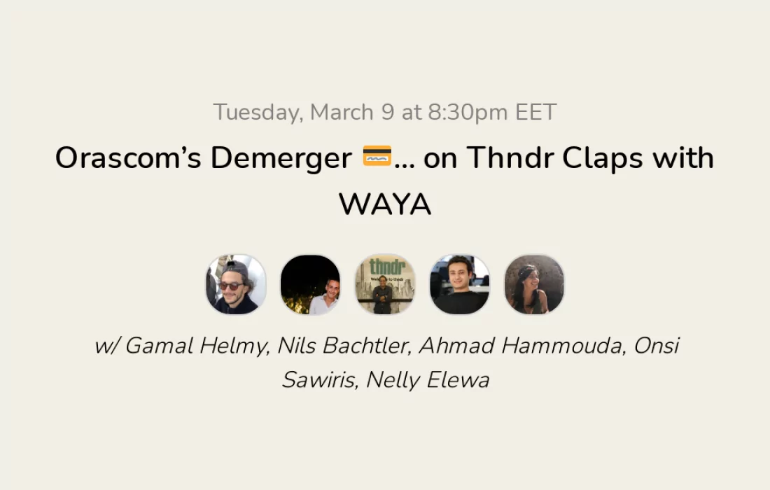 WAYA Is Going Live With Thndr on Clubhouse This Tuesday