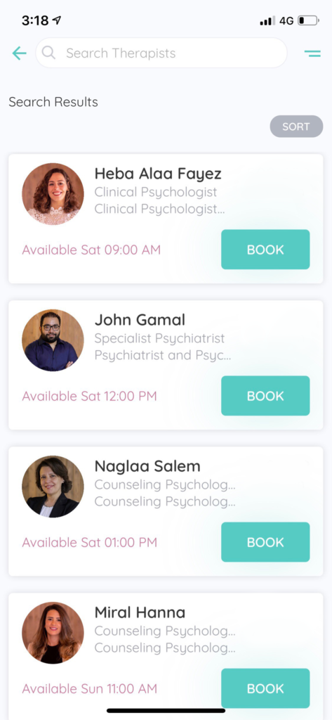 O7 Therapy therapists Matching Tool