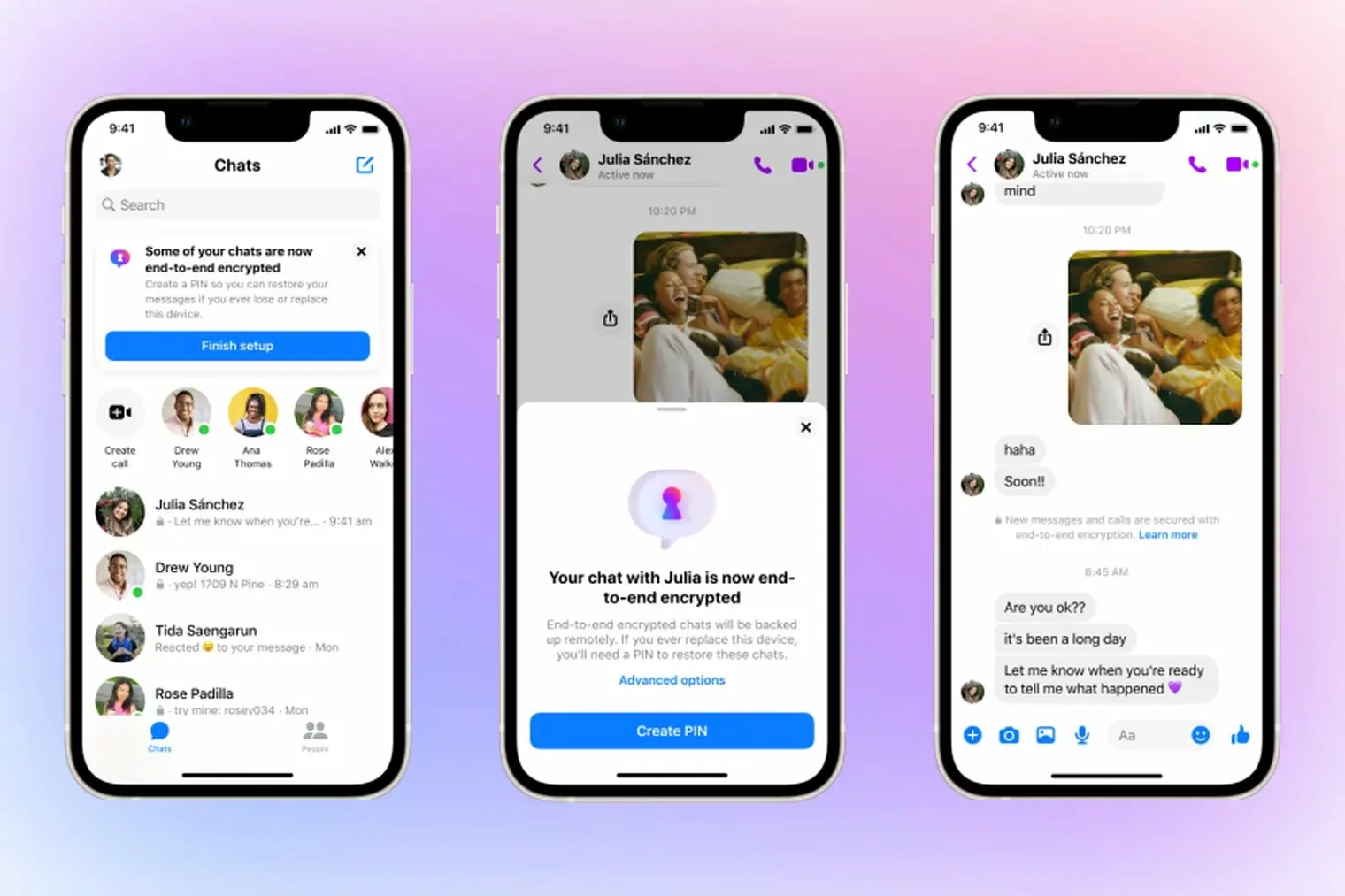 Facebook starts testing end-to-end encryption on Messenger