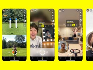 Snapchat releases dual camera mode