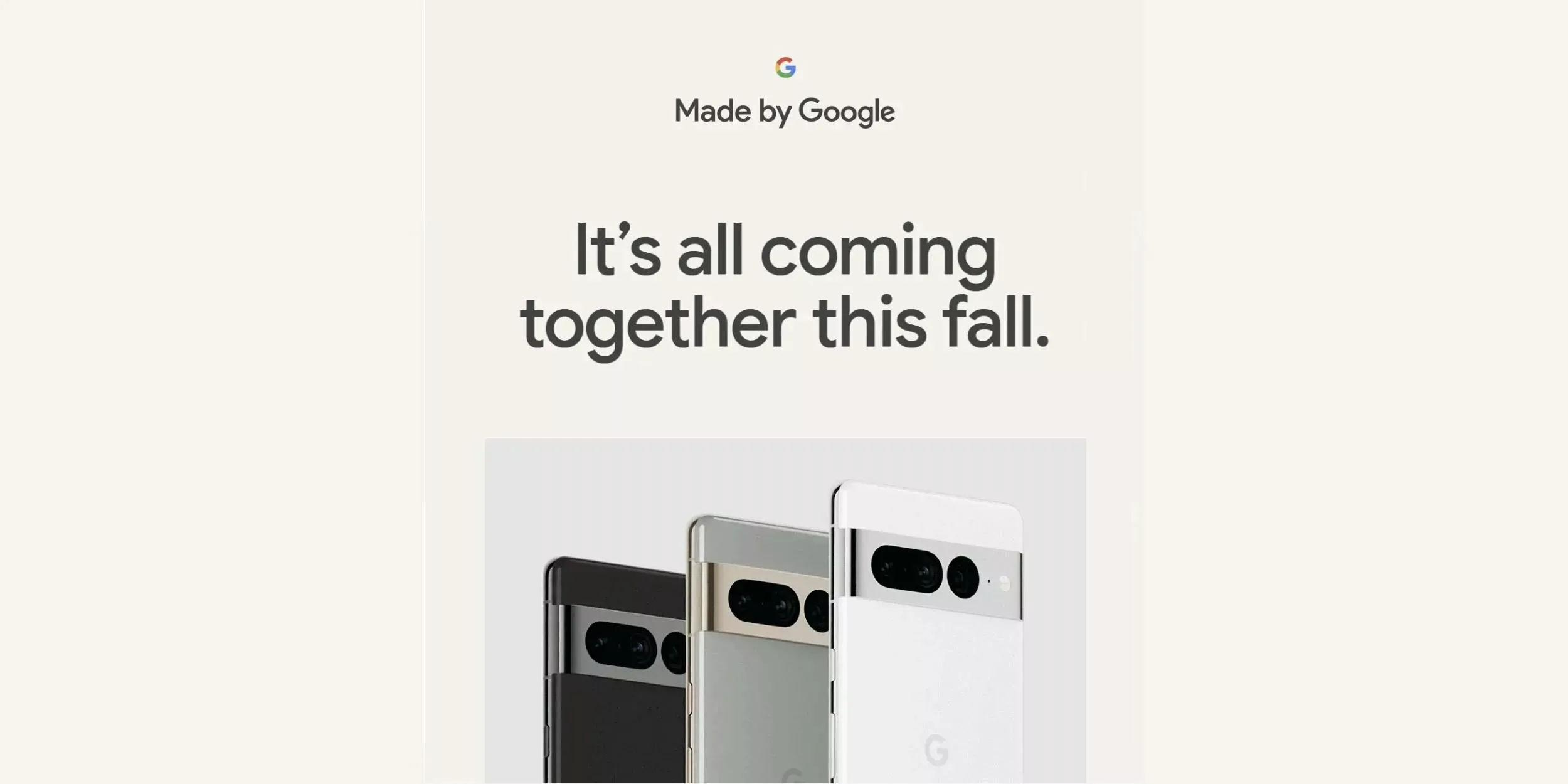 Google’s next Pixel event is set for October 6