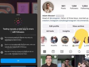 Instagram starts testing ‘reposts’