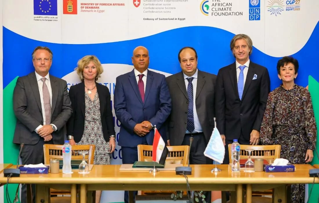 UNDP, EU, ACF, Denmark, and Switzerland sign a $6.2m project to support Egypt with COP27