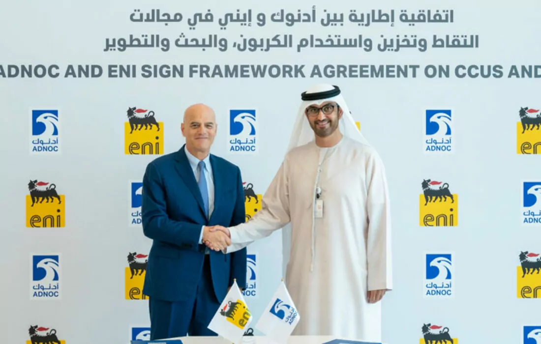 Eni and ADNOC sign strategic agreement to accelerate emissions reduction
