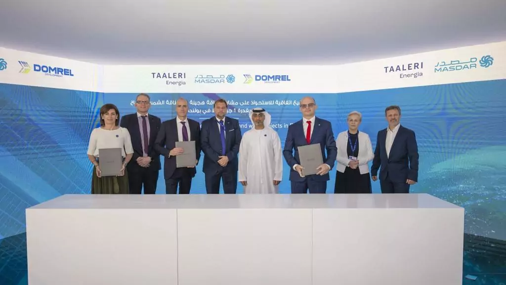 Masdar Expands European Footprint with Acquisition of 1GW Renewable Portfolio in Poland&nbsp;