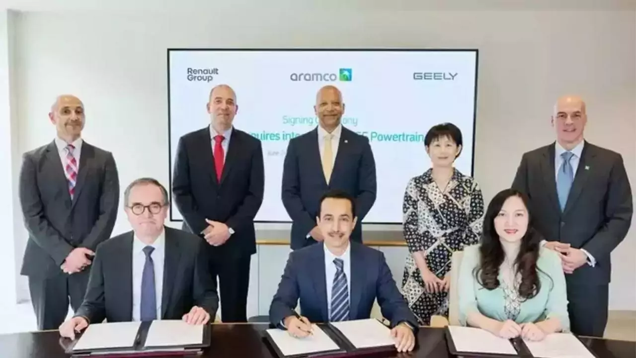 Saudi Aramco to Acquire 10% Stake in Renault-Geely Thermal Engines Venture